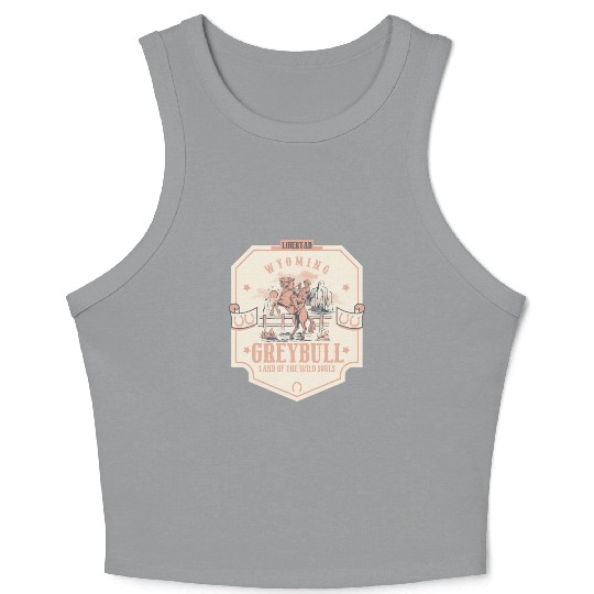 greybull wyoming wild west town Crop Tank Top