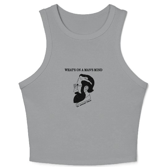What's On A Man's Mind Dr. Sigmund Freud Crop Tank Top