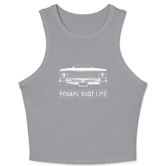 Early 70s Square Body Truck Crop Tank Top
