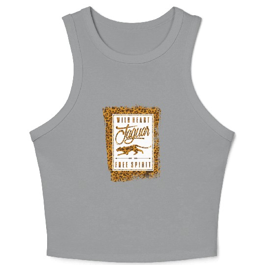 Jaguar Spirit Tribal Gift Idea Crop Tank Top
