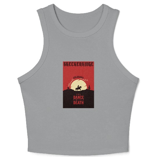 Breckenridge Colorado wild west town Crop Tank Top