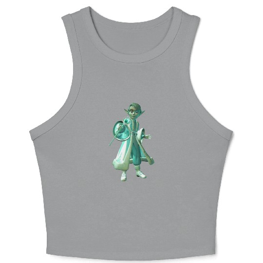 Spring Green Mage Crop Tank Top