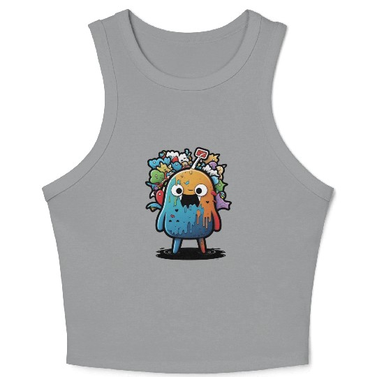 my imaginary friends Crop Tank Top