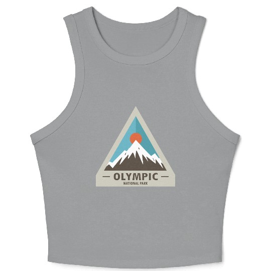Olympic National Park Crop Tank Top