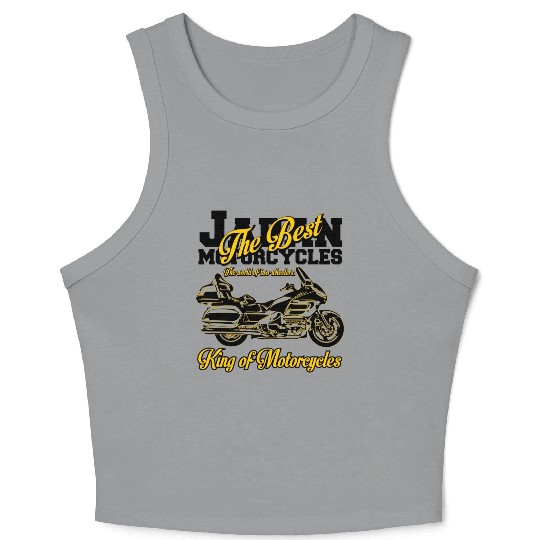 Goldwings King Of Motorcycles Crop Tank Top