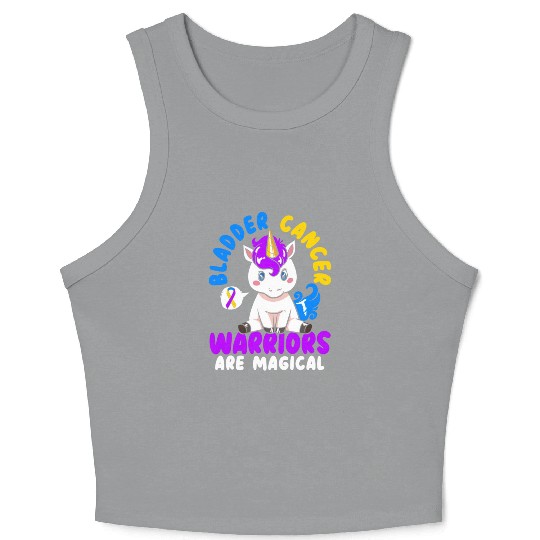 Bladder Cancer Warriors Are Magical Bladder Cancer Crop Tank Top
