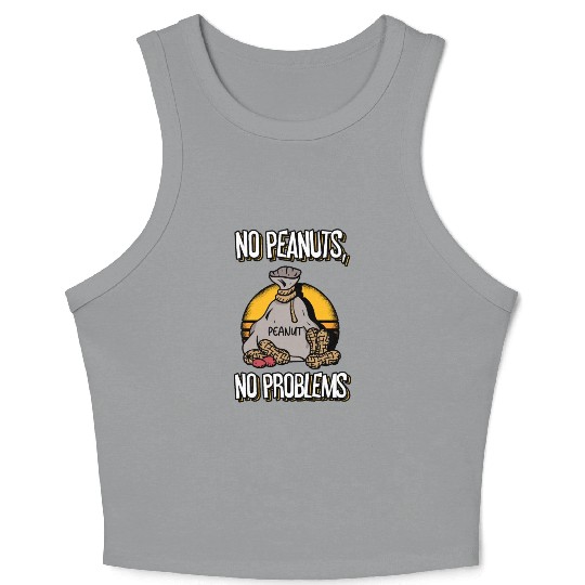 No Peanuts No Problems Peanut Allergic Crop Tank Top