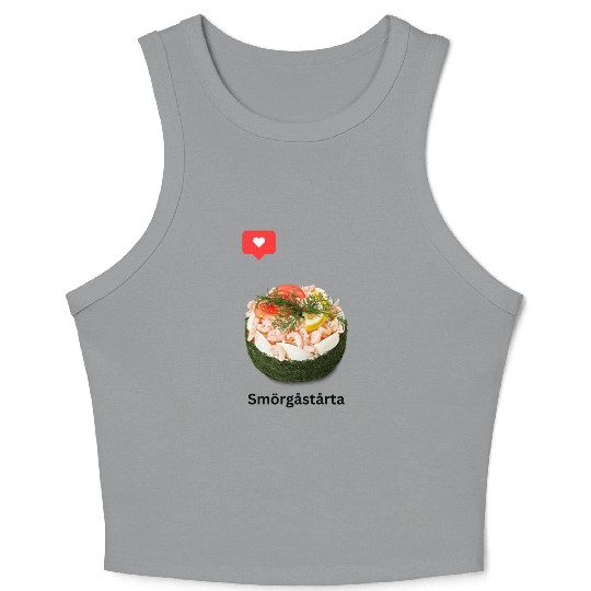 Swedish Sandwich Cake Crop Tank Top