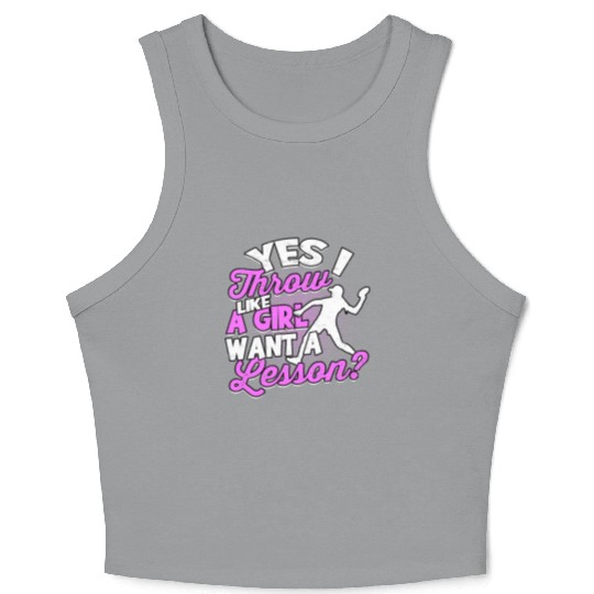 Ultimate Frisbee Importanter Disc Golf Ultimate Crop Tank Top