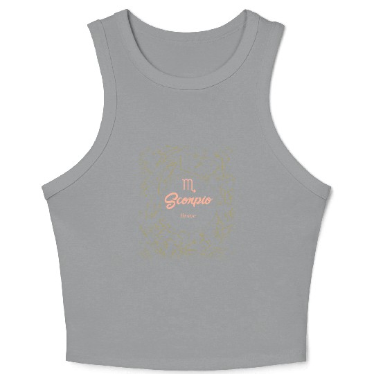 Scorpio Brave Astronomy Crop Tank Top