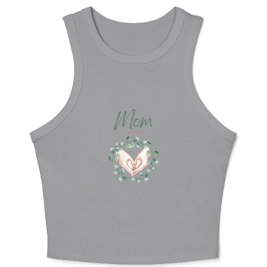 Mom To Be Crop Tank Top