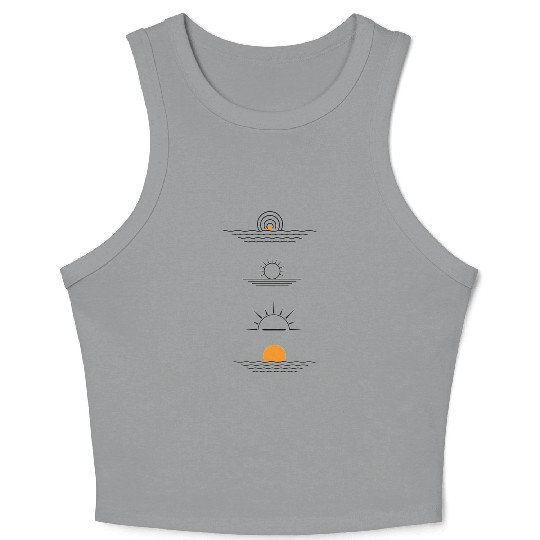 The Step-by-Step Sunrise Crop Tank Top