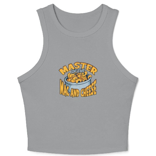 Mac N' Cheese Taster Pasta Food Macaroni Crop Tank Top
