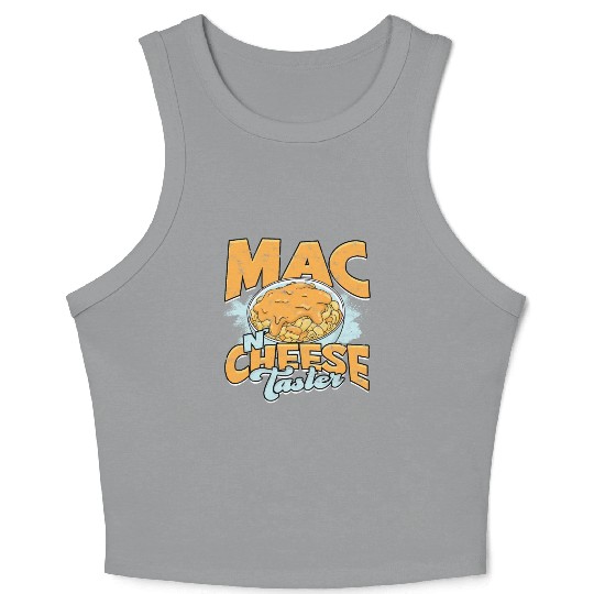 Mac N' Cheese Taster Pasta Food Macaroni Crop Tank Top