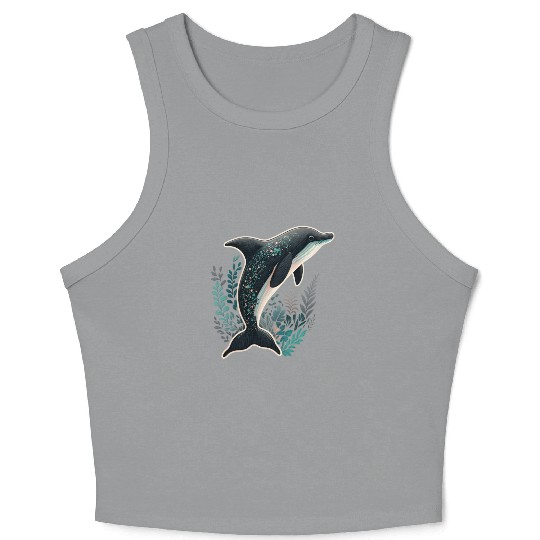 Dolphin Crop Tank Top