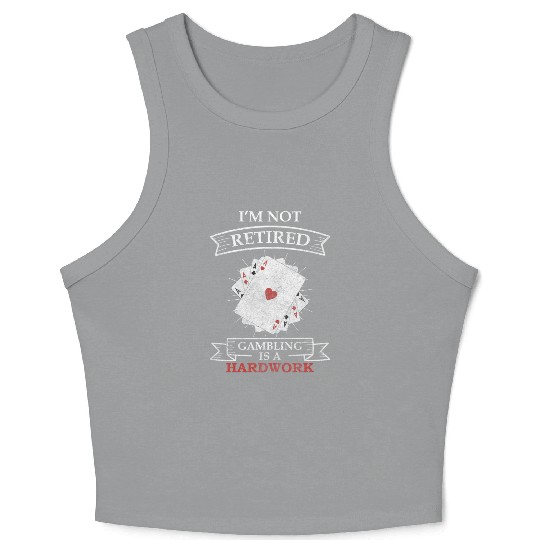 Casino Win Blackjack Game Crop Tank Top