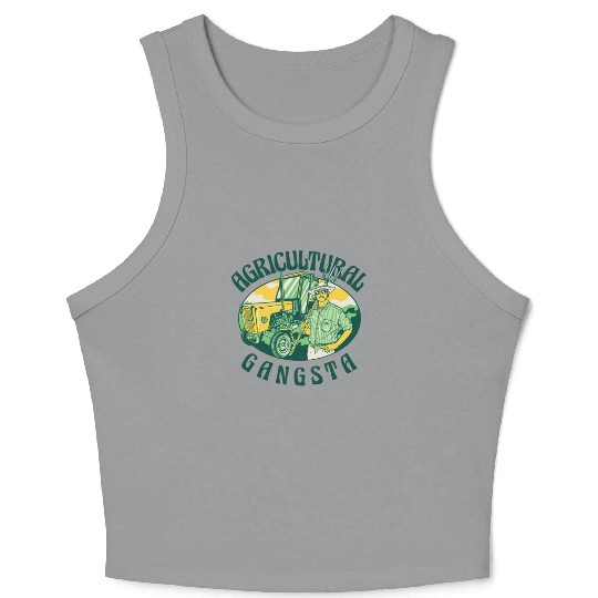 Agriculture Gangsta Gardening Farmer Planting Crop Tank Top