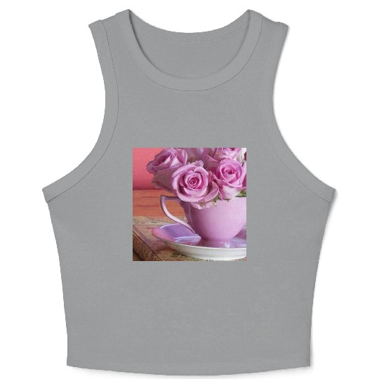 Beautiful Floral print Crop Tank Top