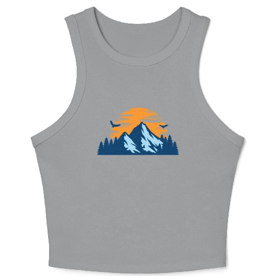 BIRD MOUNTAIN Crop Tank Top