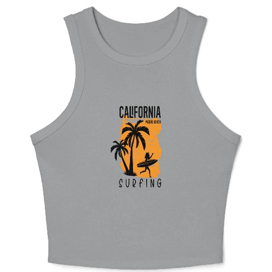California Malibu Crop Tank Top