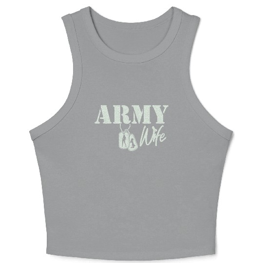 Soldier | Army Wife Crop Tank Top | Army Wife Crop Tank Top