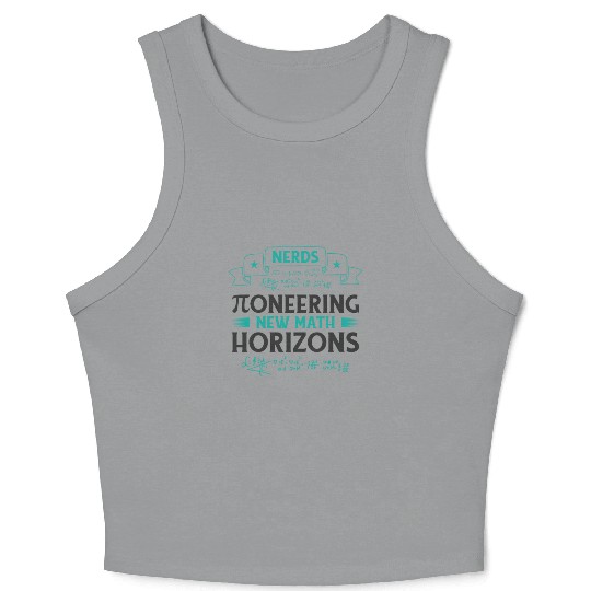 Pi Day Nerd Pi Symbol Number Nerdy Mathematics Crop Tank Top