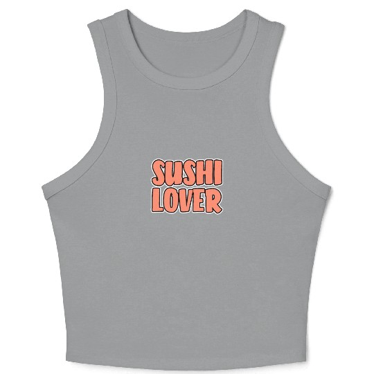 sushi lover Crop Tank Top