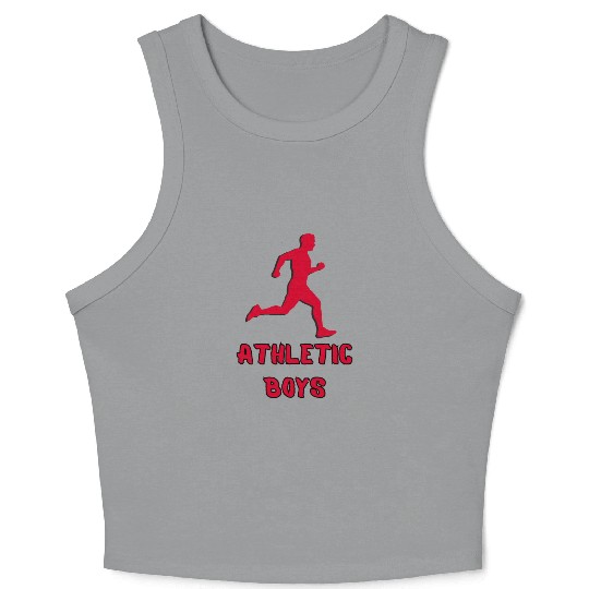 athletic boys Crop Tank Top