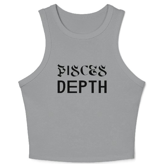 Pisces Depth Crop Tank Top