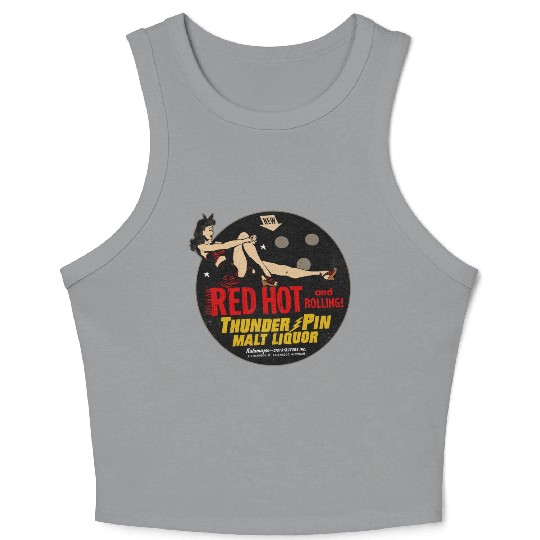 Vintage Bowler Malt Liquor Deluxe Crop Tank Top