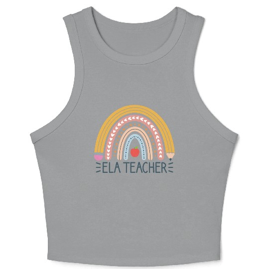 English Language Arts ELA Teacher Appreciation Crop Tank Top
