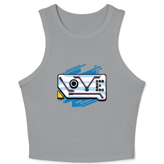 Hockey Love Crop Tank Top