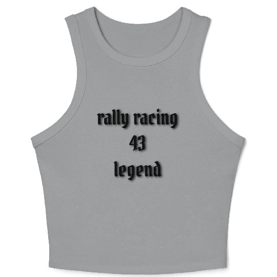 ken block rally racing legend Crop Tank Top