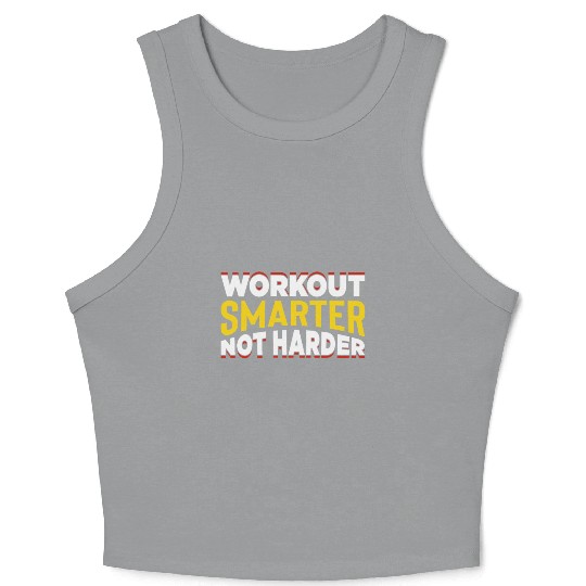 Gym Training Design for Low Impact Workout Crop Tank Top