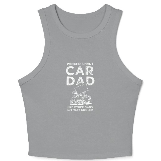 Sprint Car Racing, sprint car, dirt track racers Crop Tank Top