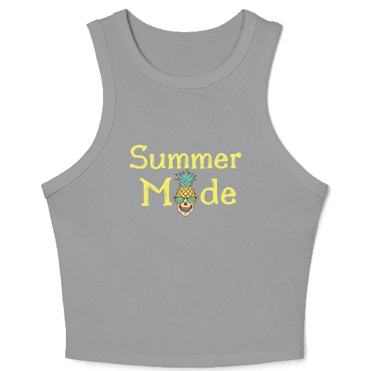 Summer Mode - fruits in season in summer Crop Tank Top