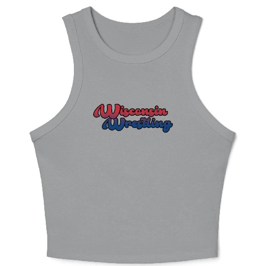 Wisconsin Wrestling Crop Tank Top