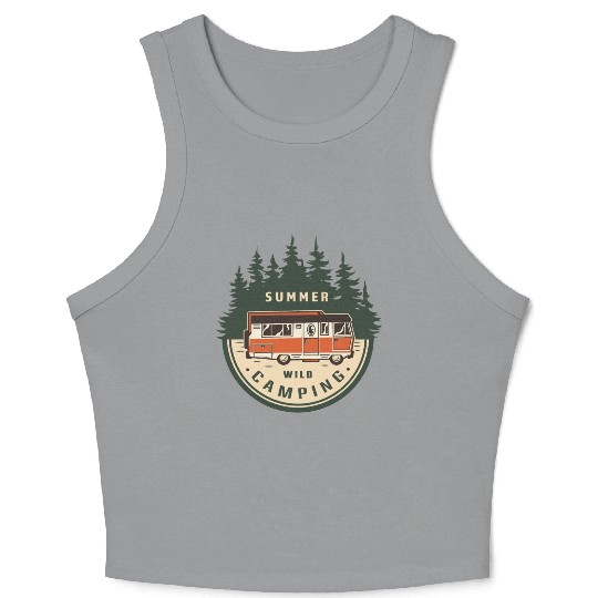 SUMMER WILD CAMPING Crop Tank Top