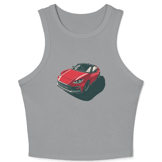 Japanese Car 86 Crop Tank Top