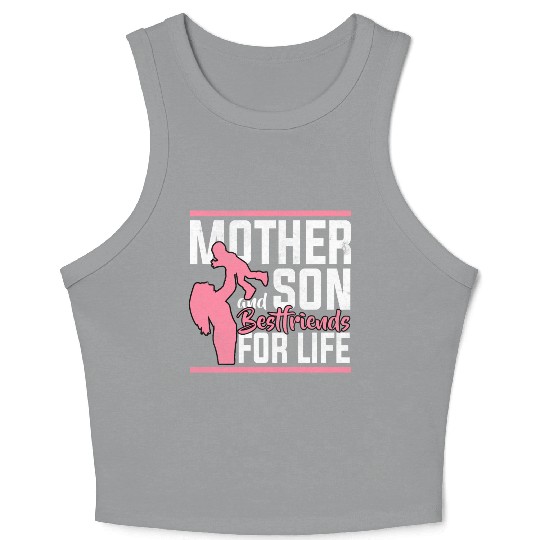 Mother And Son Crop Tank Top