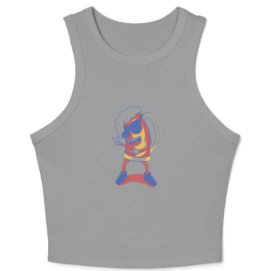 beer glass Crop Tank Top
