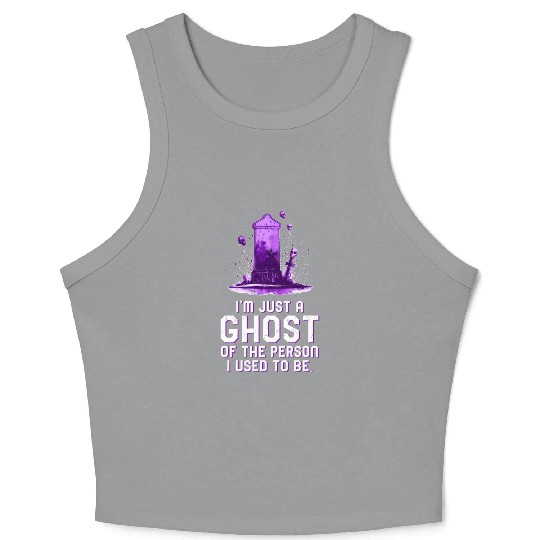 A Ghost Of Who I Used To Be Emo Unisex Crop Tank Top