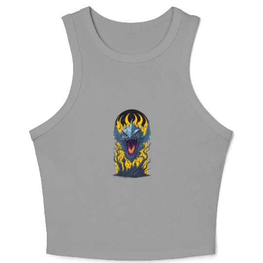 Vampire Dragon Crop Tank Top