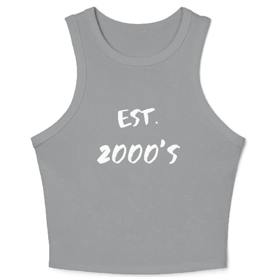 Est. 2000's Crop Tank Top