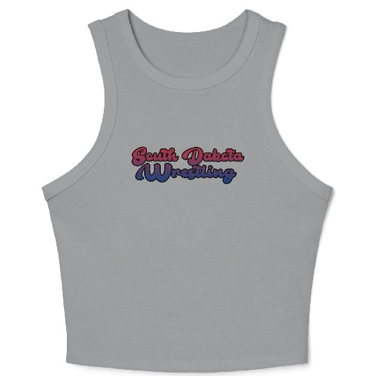 South Dakota Wrestling Crop Tank Top
