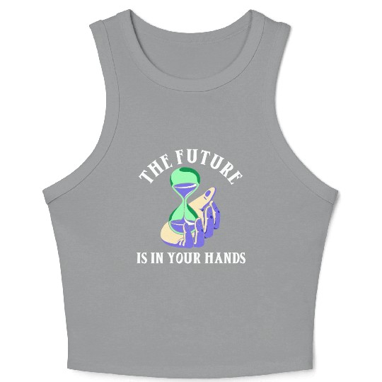 Earth Hour Time Environmentalist Save The Planet Crop Tank Top