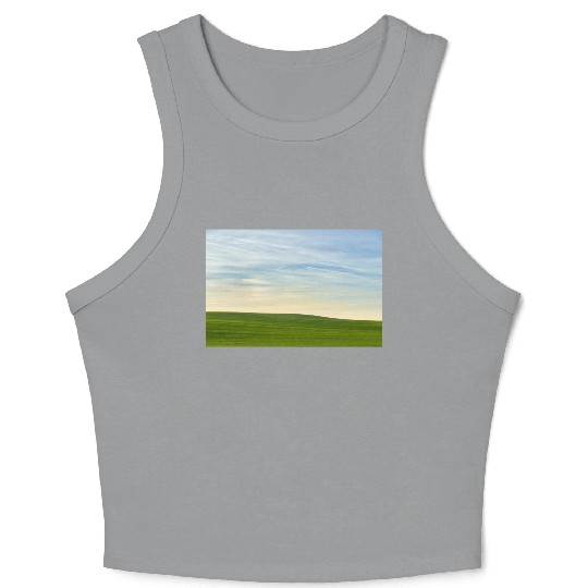 Peaceful Serenity In Nature Crop Tank Top