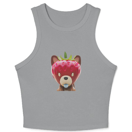 Strawberry Hound Crop Tank Top