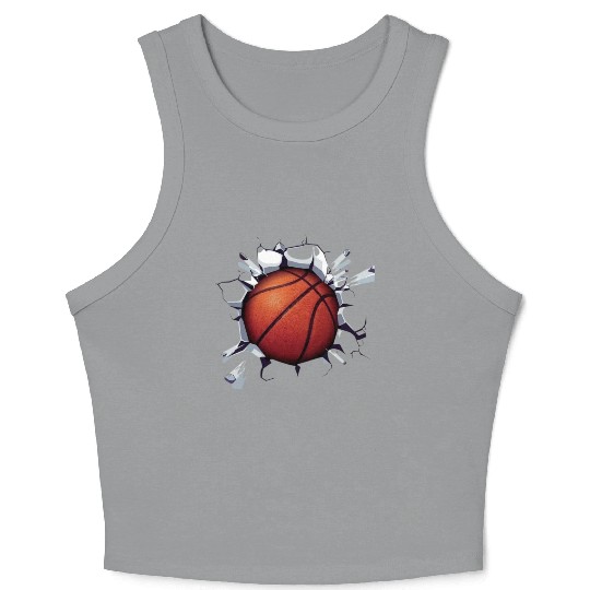 basketball shoes. College basketball rankings Crop Tank Top