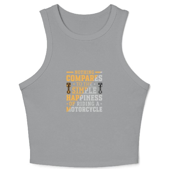 NOTHING COMPARES TO THE SIMPLE HAPPINESS Crop Tank Top